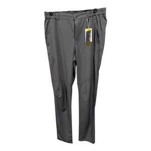 SEVEGO Mens Hiking Pants Gray Outdoor Performance Active Trousers Stretch Size M